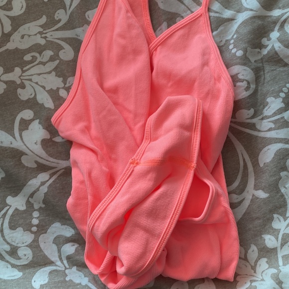 Tna neon orange ribbed bodysuit - Picture 3 of 5